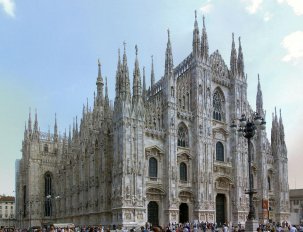 Dom in Mailand, Italien - Reinigung im JOS-Verfahren