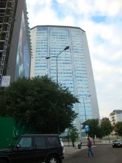 Pirelli-Tower Mailand, Italien, Reinigung im JOS-Verfahren