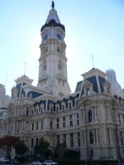 City Hall, Philadelphia, USA, Reinigung im JOS-Verfahren
