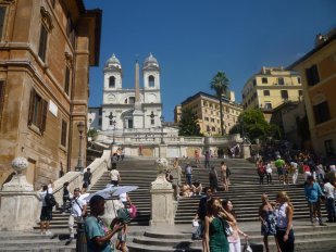 Spanische Treppe in Rom, Italien - Reinigung im JOS-Verfahren